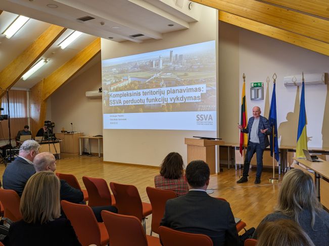 Pokyčiai urbanistikos srityje pristatyti Lietuvos savivaldybėms